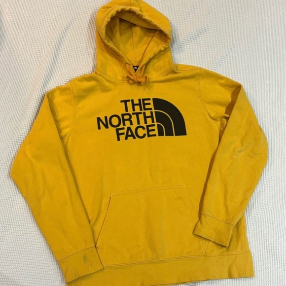 The North Face Yellow Hoodie in perfect condition - Picture 1 of 5